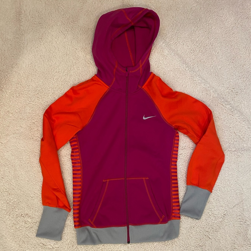 Nike hooded zip up